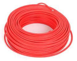 CABLE EVA 2.5MM ROJO ROLLO 100 MT