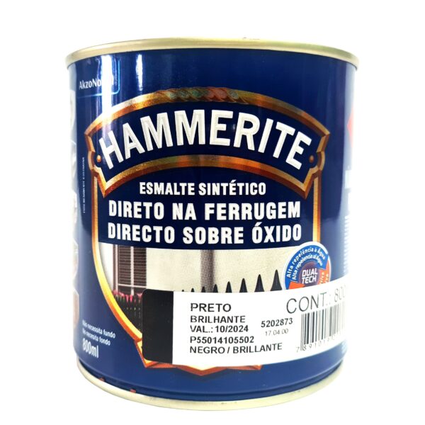 HAMMERITE GLOSSY BLACK 2.4 LT