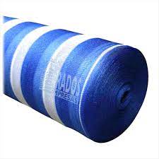 MALLA RASCHEL AZUL Y BLANCO 80% 1 X 4.20MT