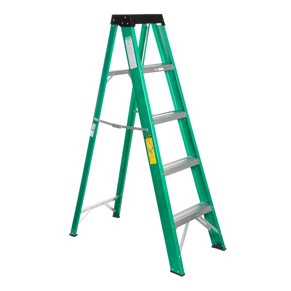 ESCALERA FIBRA TIJERA 5P ZEBRIK