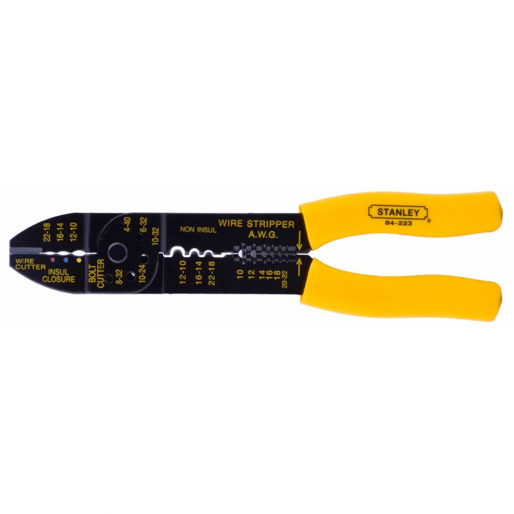 ALICATE PELACABLE ELECTRICISTA STANLEY