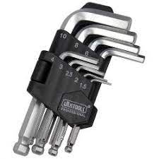 LLAVE ALLEN HEXAGONAL CORTO 9 PCS UYUSTOOLS