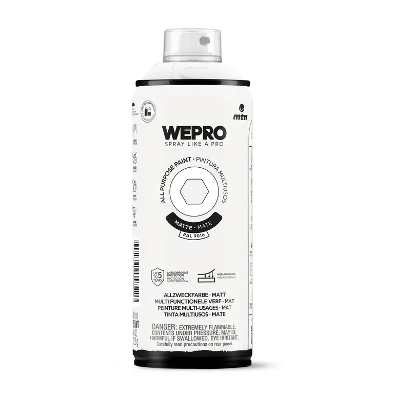 PINTURA SPRAY BLANCO MATE 400ml PURO
