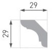 MOLDURA E24 29X29 2MT (A3)