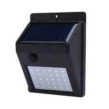 FOCO LED SOLAR 30 LED MURO