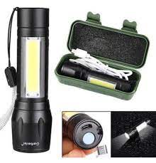 LINTERNA LED MANO FLASHLIGHT USB CHARGE