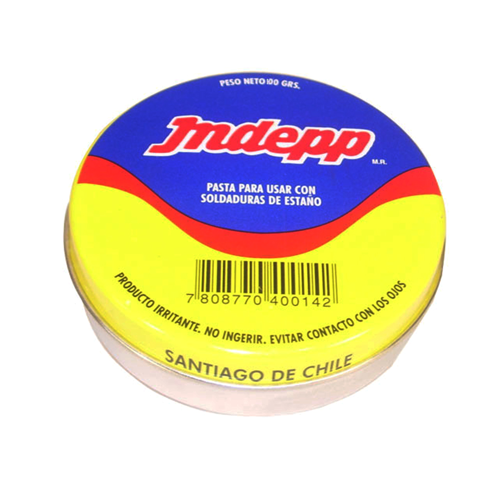 PASTA DE SOLDAR ESTAÑO 100GRS INDEPP
