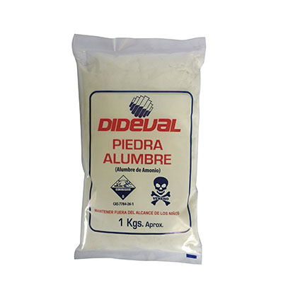 PIEDRA ALUMBRE 1KG DIDEVAL