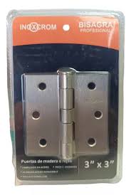 BISAGRA 3X3 INOX INOXCROM