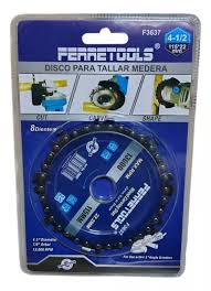 DISCO PARA TALLAR MADERA 4 1/2 FERRETOOLS