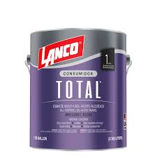 ESMALTE SINTETICO TOTAL ULTRA BLANCO 1/4 GALON LANCO