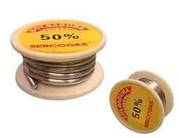 SOLDADURA ESTAÑO 50% 1/2 KG SERCOGAS