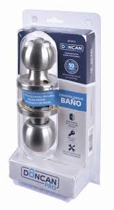 CERRADURA CILINDRICA BAÑO INOX DONCAN