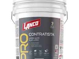 ESMALTE AL AGUA CONTRATISTA BLANCO TINETA 4GL LANCO