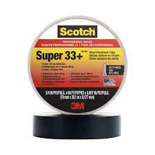 HUINCHA AISLADORA VINILICA NEGRA SCOTCH SUPER 33