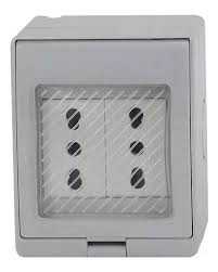 ENCHUFE DOBLE 10/16 HIDROBOX MEC