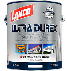 ESMALTE ACRILICO 3 EN 1 ULTRA DUREX 1/4 GL NEGRO LANCO