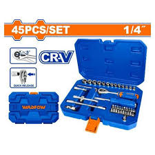 KIT HERRAMIENTA 45 PCS 1/4 WADFOW