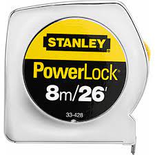 HUINCHA MEDIR POWERLOCK 8 MT STANLEY