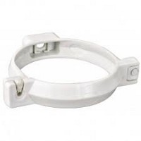 ABRAZADERA TUBO PVC BLANCO BAJADA AGUA