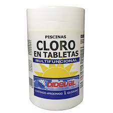 CLORO TRIPLE ACCION PISCINA 1KG DIDEVAL