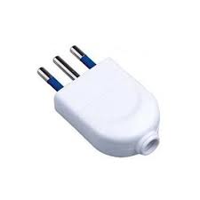 ENCHUFE MACHO 10A 2P+T ECONOMICO
