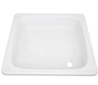 RECEPTACULO ESMALTADO 70X70 BLANCO
