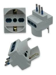 ADAPTADOR SCHUKO TRIPLE 2P+T 10/16A BLANCO