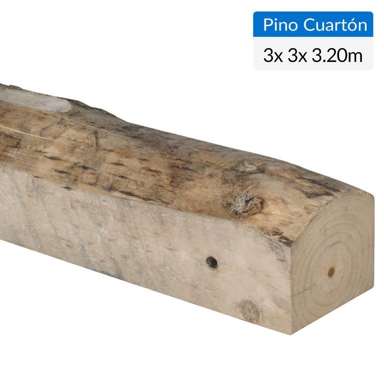 PINO BRUTO 3X3" X 3.20MT