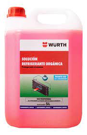 REFRIGERANTE ANTICONGELANTE WURTH 5LT