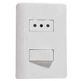 INTERRUPTOR + ENCHUFE EMBUTIDO 10A