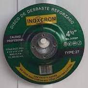 DISCO DESBASTE 4 1/2" INOXCROM