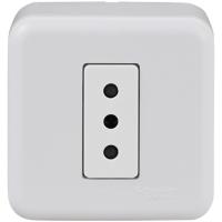 ENCHUFE SOBREPUESTO SIMPLE 10A