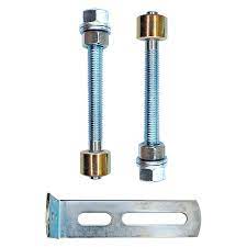 CARRO GUIA DOBLE BRONCE PARA PORTON 25MM