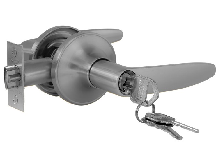 CERRADURA TUBULAR POMO MANILLA DORMITORIO INOX BASH 8014