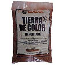 TIERRA COLOR ROJA 1KG DIDEVAL