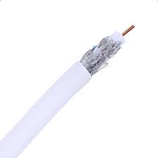 CABLE COAXIAL RG6 BLANCO X MT