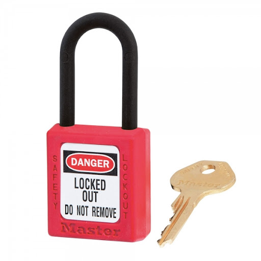 CANDADO DE BLOQUEO DIELECTRICO ROJO