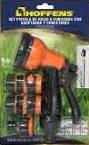 PISTOLA PLASTICA PREMIUM  AJUSTABLE 8 POSICIONES CON ACCESORIOS 