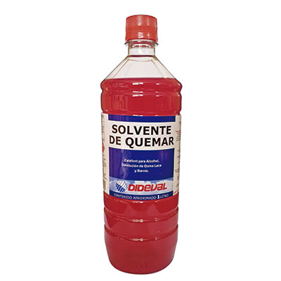 SOLVENTE DE QUEMAR 1LT DIDEVAL