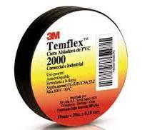 HUINCHA AISLADORA NEGRA 3M TEMFLEX 2000 20MT