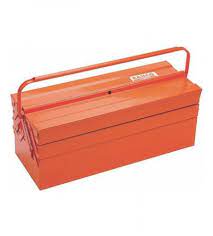 CAJA HERRAMIENTAS NARANJA 5 DIVICIONES FERRETOOLS