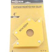 SUJETADOR ESCUADRA IMAN 4" SOLDAR INOXCROM