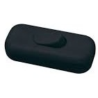 INTERRUPTOR LAMPARA 2X1A NEGRO LEXO