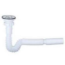 DESAGUE LAVATORIO PLASTICO 1 1/4" CON ACORDEON